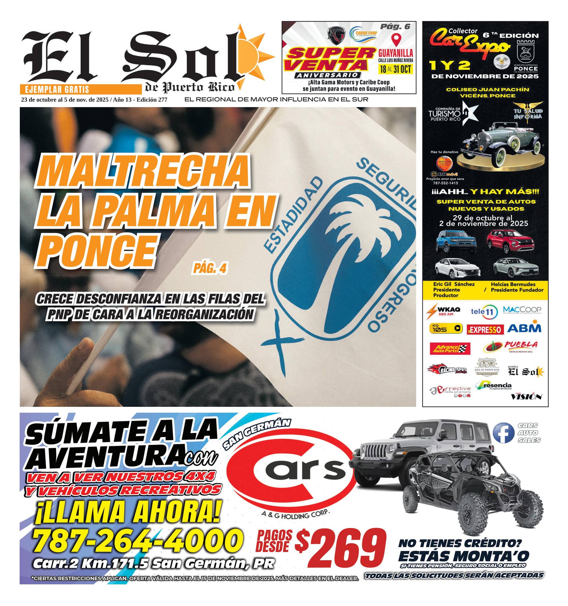 Periódico El Sol de Puerto Rico #277 by El Sol de PR - Issuu