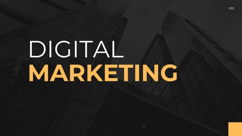 Orange Black Modern Digital Marketing Presentation (1) by suhailas ...