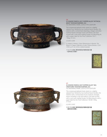 The Finer 家具产品集 of Bronzes and Hand Warmers 第 21 页