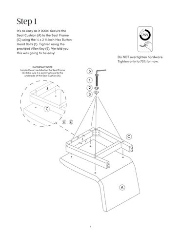 Gracie Bar 凳 Instruction Sheet 24304 第 4 页