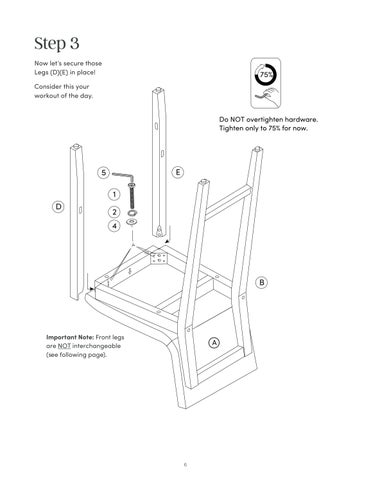 Gracie Bar 凳 Instruction Sheet 24304 第 6 页