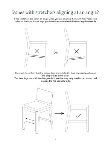 Gracie Bar 凳 Instruction Sheet 24304 第 8 页