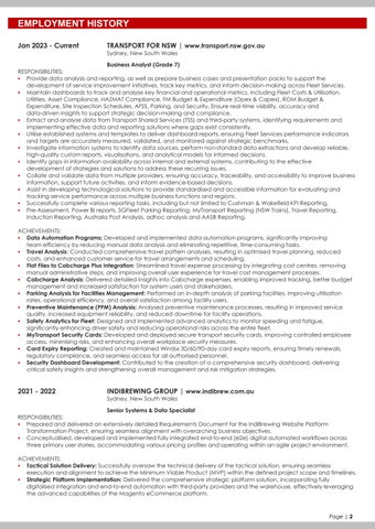 1300 RESUME - EXAMPLES OF WORK by 1300 RESUME - Issuu