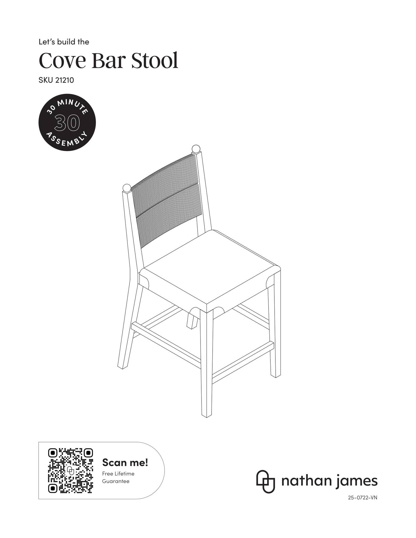Cove Bar Stool Instruction Sheet 21210 by nathanjameshome - Issuu