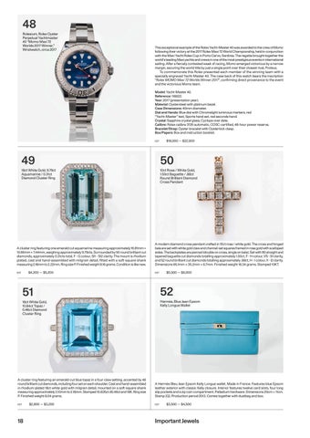 Important Jewels, Watches × 轻奢 配件 , November 2025 第 20 页