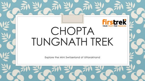 Chopta Tungnath Trek – The Sacred Trail to the Highest Shiva Temple