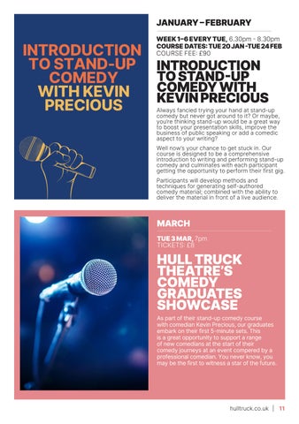 Hull Truck Theatre 春季 夏季 2026 Season 灯饰手册 第 11 页