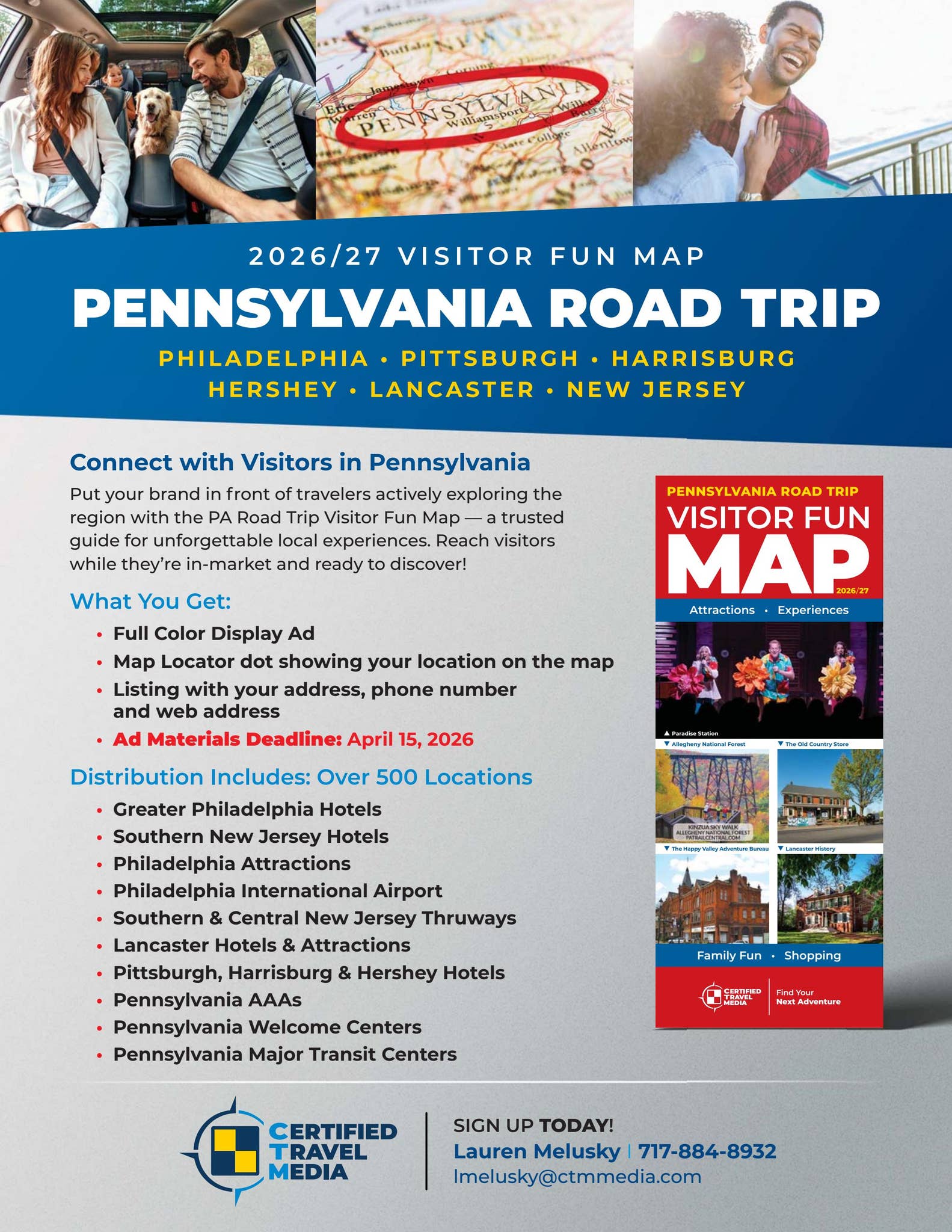 2026 PA Road Trip Map Sheet by Certified Folder Display - Issuu
