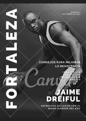 Negro y Blanco Básquetbol Deportes Revista