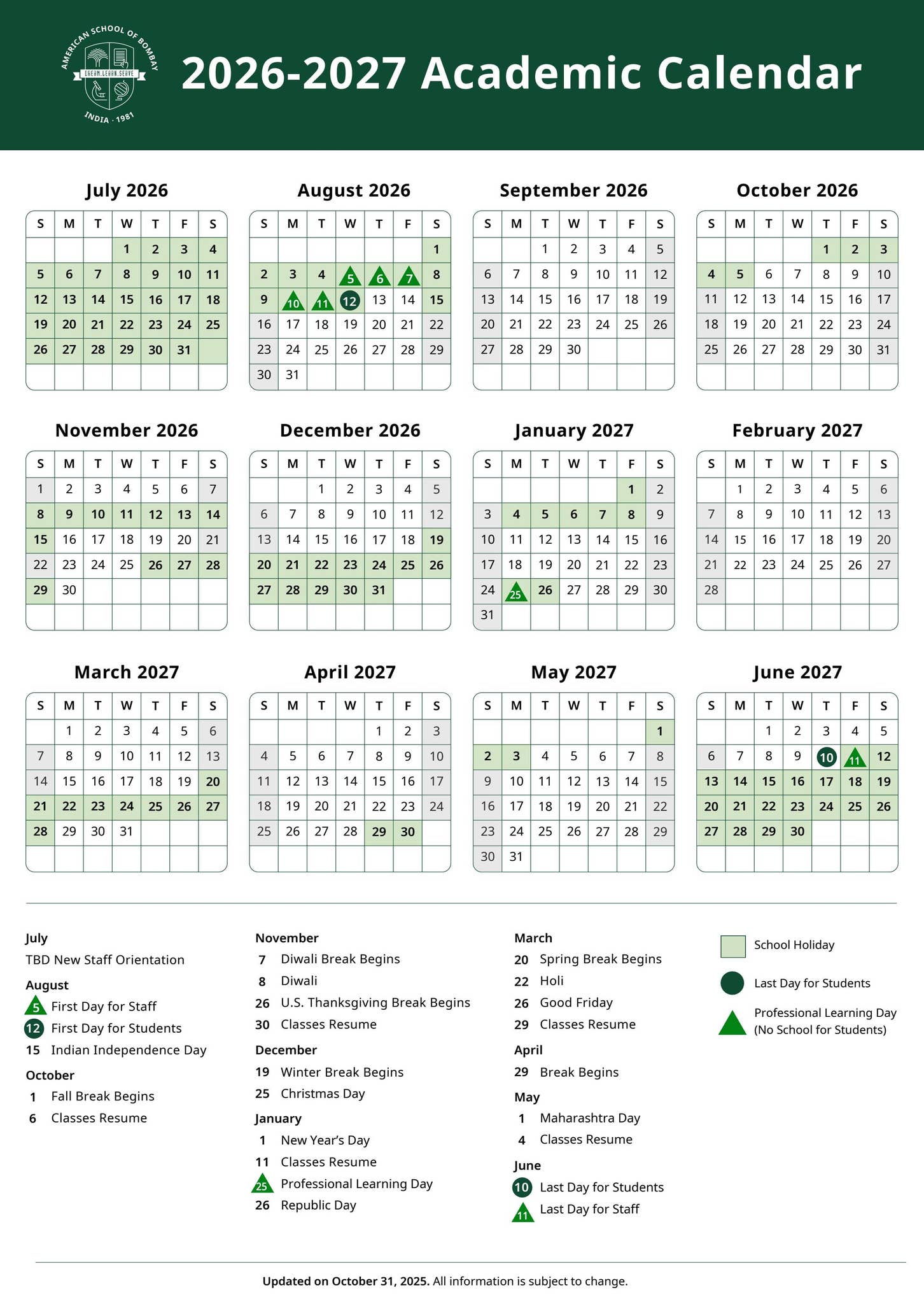 ASB Calendar 2026-27 by asbindia.org - Issuu