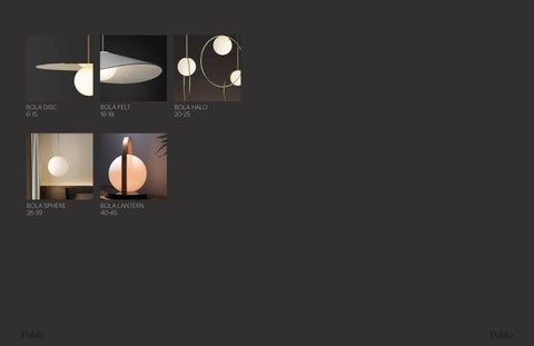 Pablo Designs - Bola 灯饰产品集 - 目录 第 3 页