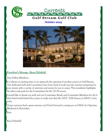 OCTOBER CURRENTS 2025