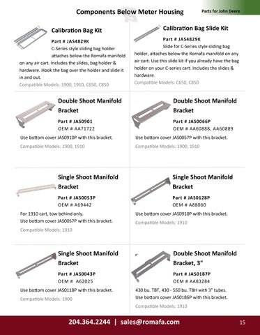 Romafa Air Seeder Parts 灯饰目录 第 15 页