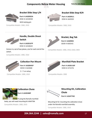 Romafa Air Seeder Parts 灯饰目录 第 17 页