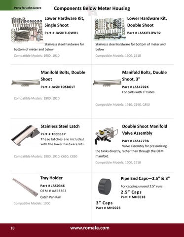 Romafa Air Seeder Parts 灯饰目录 第 18 页