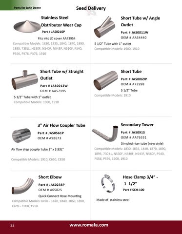 Romafa Air Seeder Parts 灯饰目录 第 22 页
