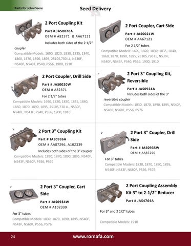 Romafa Air Seeder Parts 灯饰目录 第 24 页