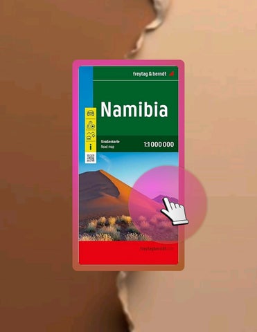 Read & Learn Namibia, road map 1:1,000,000 by Freytag & Berndt