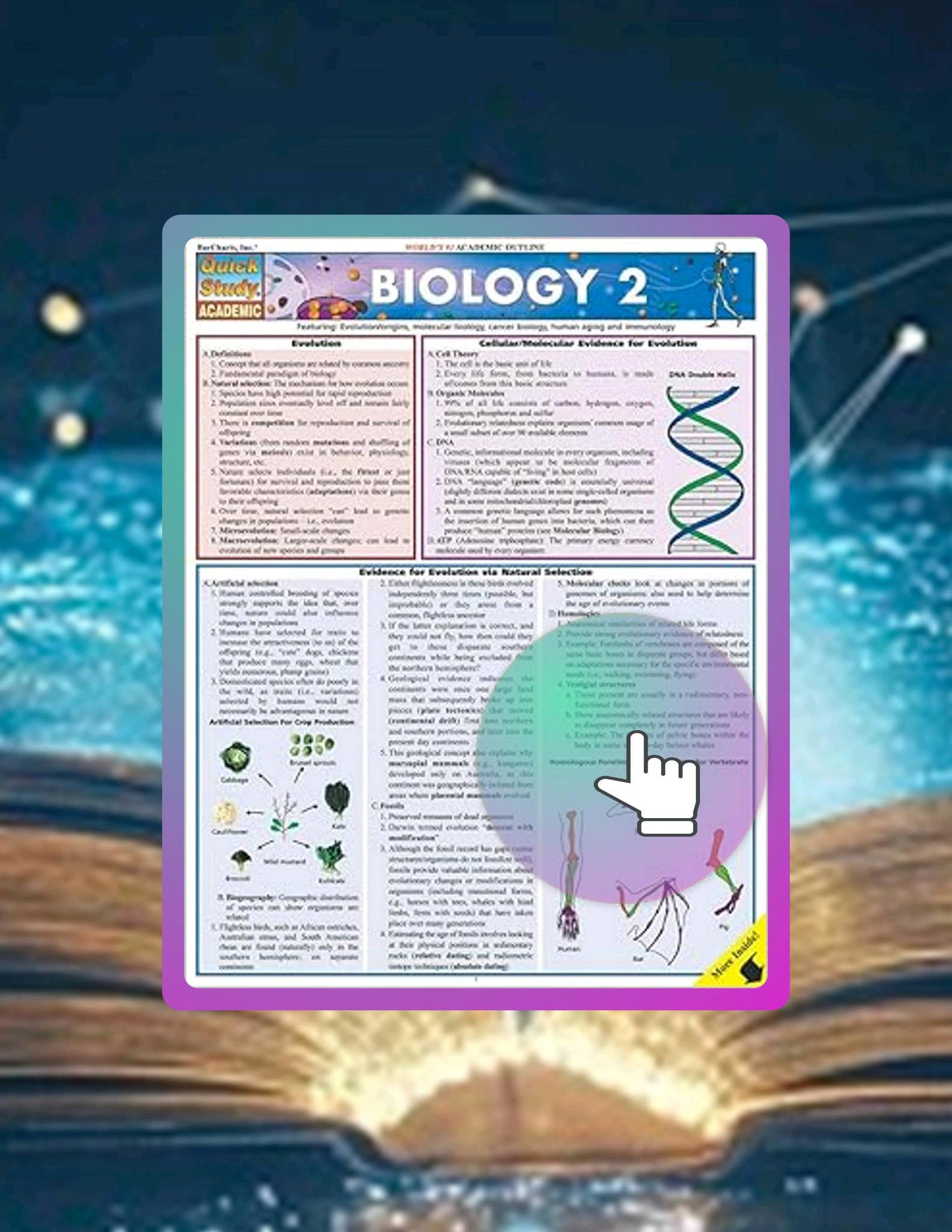 Unlock Full Book Biology 2 QuickStudy Laminated Reference Guide ...