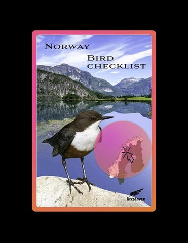 Instant Access Ebook Norway Bird Checklist - BirdLover by BirdLover