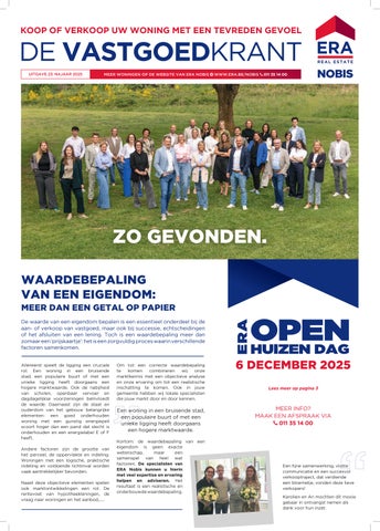 ERA NOBIS - De Vastgoedkrant - 2025 Uitgave 23 