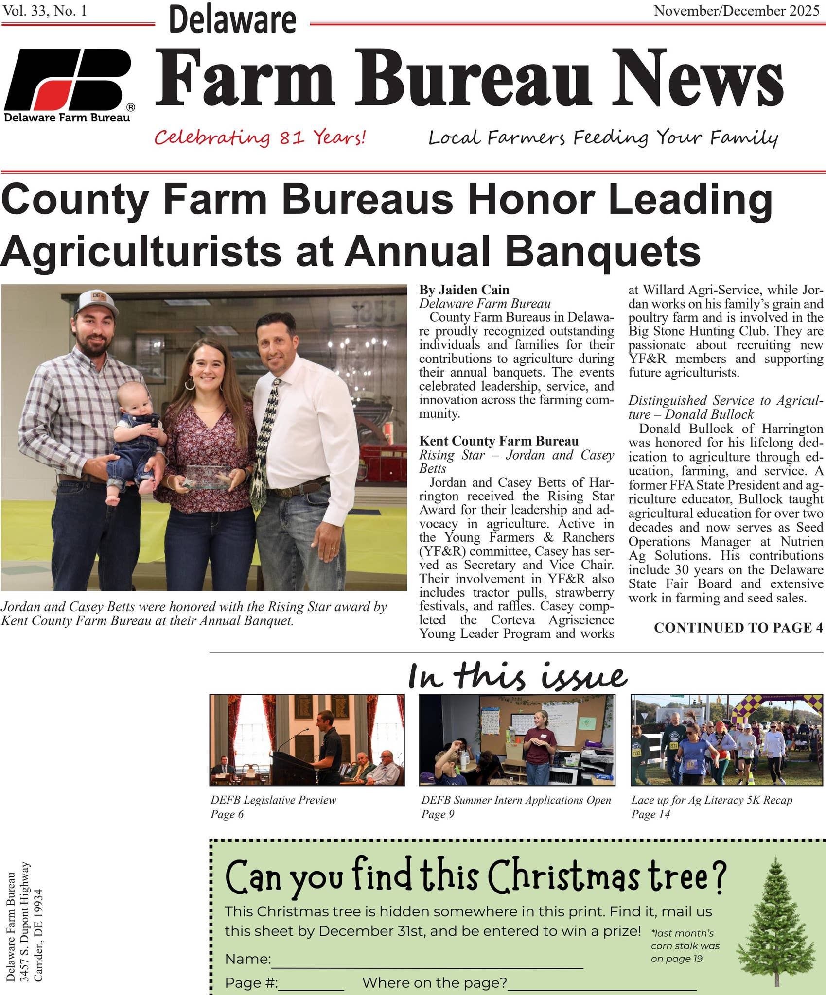 Delaware Farm Bureau News Nov Dec 2025 by Delaware Farm Bureau - Issuu