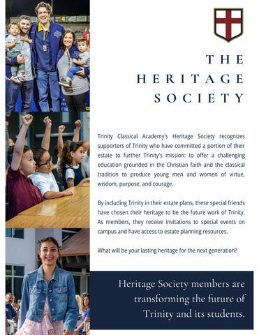 The Heritage Society Spread
