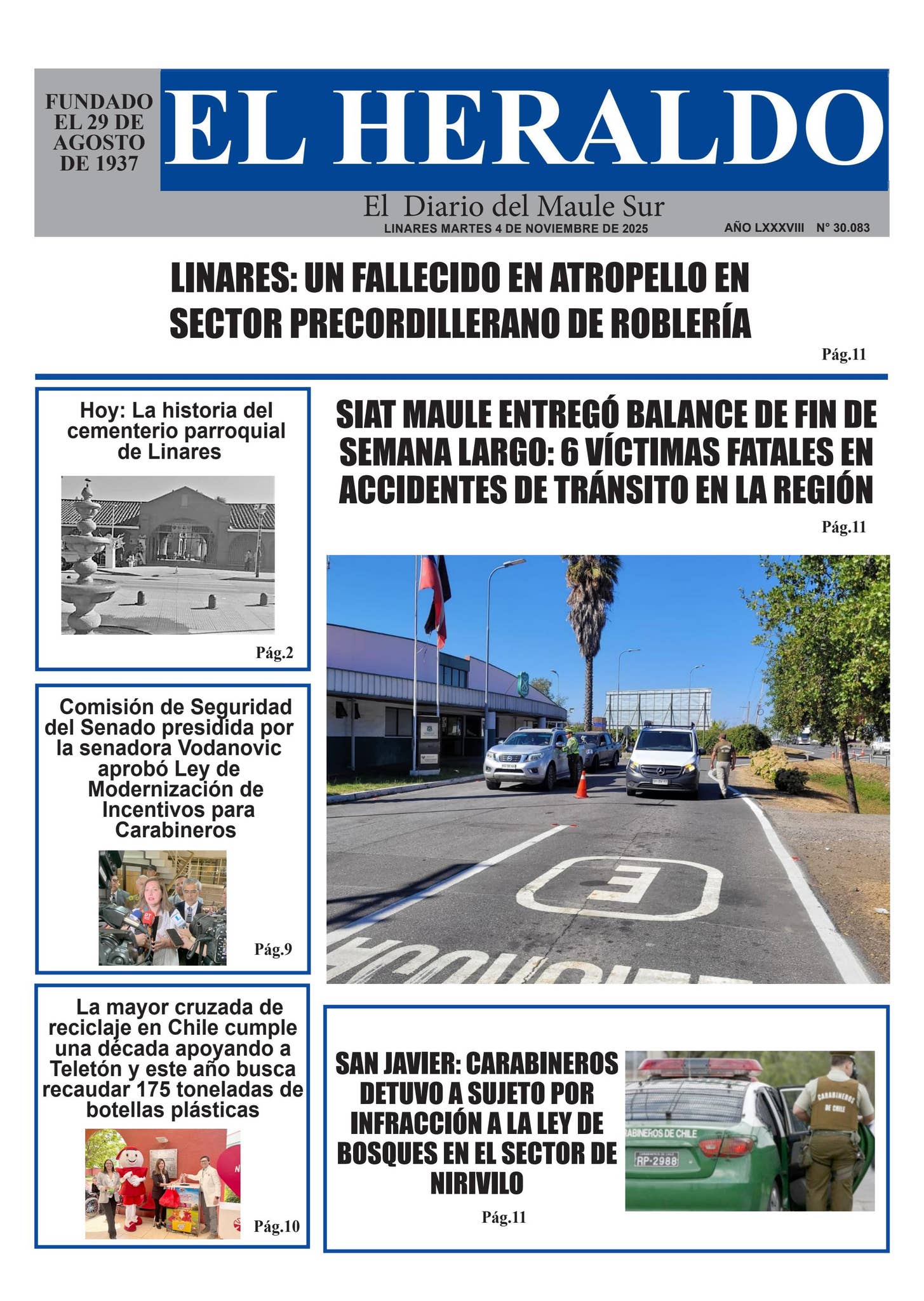 Martes 04 de noviembre 2025