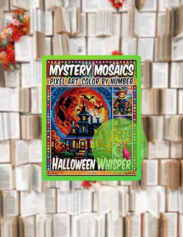 Read Online Halloween Whisper - Mystery Mosaic Color by Number - Vol. 20: 50 Designs in Pixel Art - 