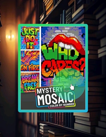 Unlock Full Book Mystery Mosaic Color by Number for Adults Graffiti: Inspirational Street Art and Pi