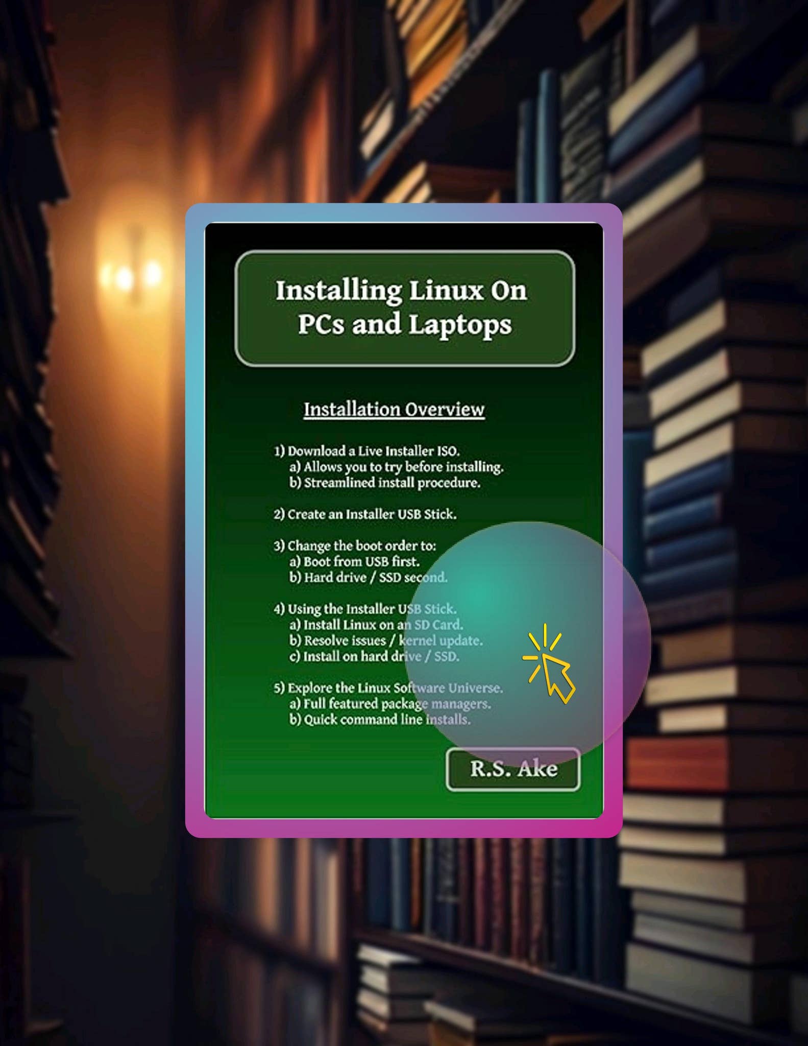Start Reading Installing Linux On PCs and Laptops by R. S. Ake by ...