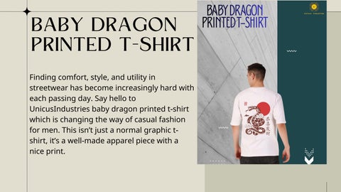Baby Dragon Printed T-Shirt