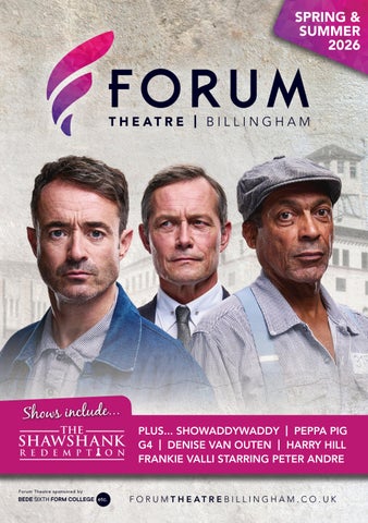 Forum Theatre Billingham - Spring & Summer 2026
