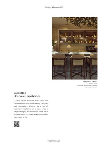 Heathfield & Co 灯饰目录 · 灯饰 Beyond Design | 册 IV 第 21 页
