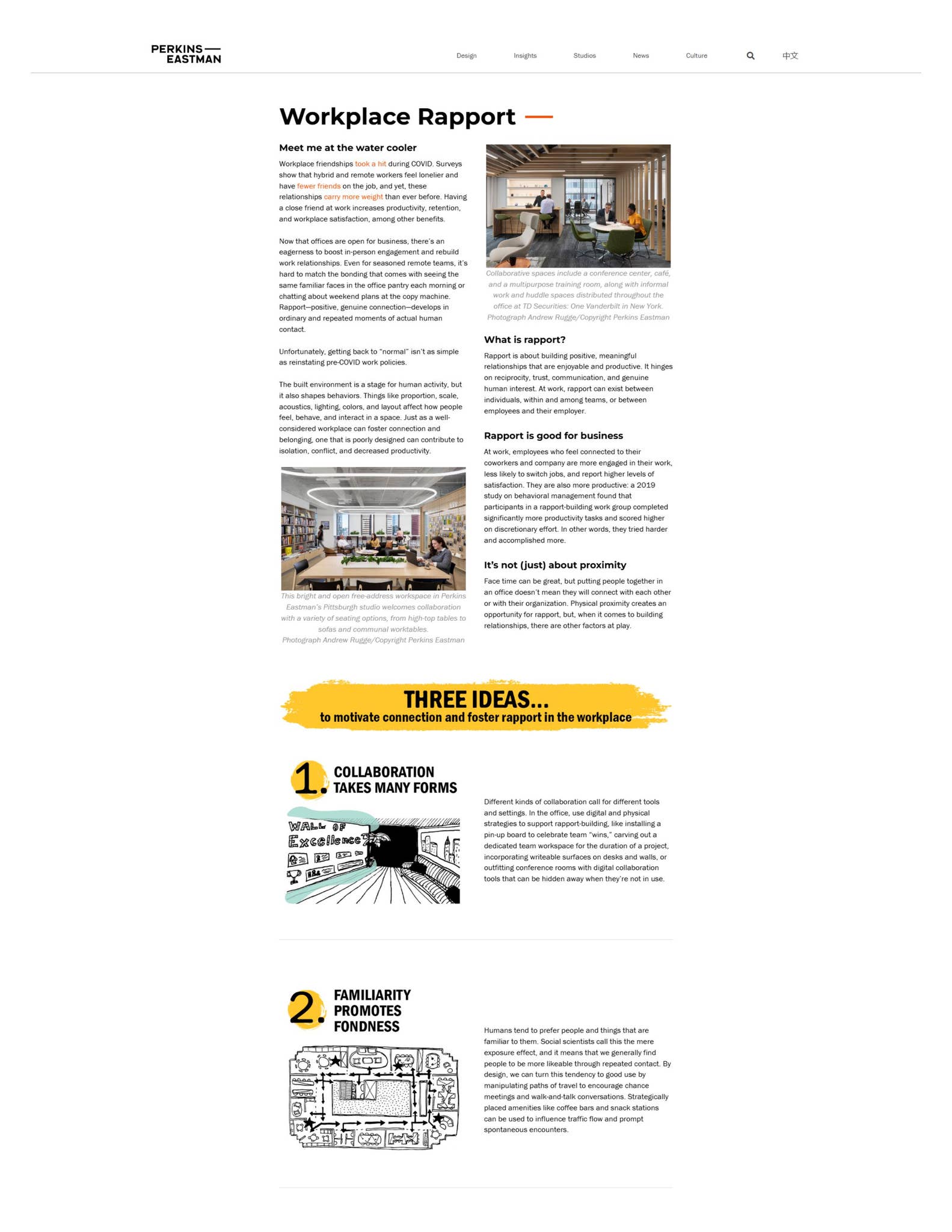 Professional Rapport Workplace_Rapport by Perkins Eastman - Issuu