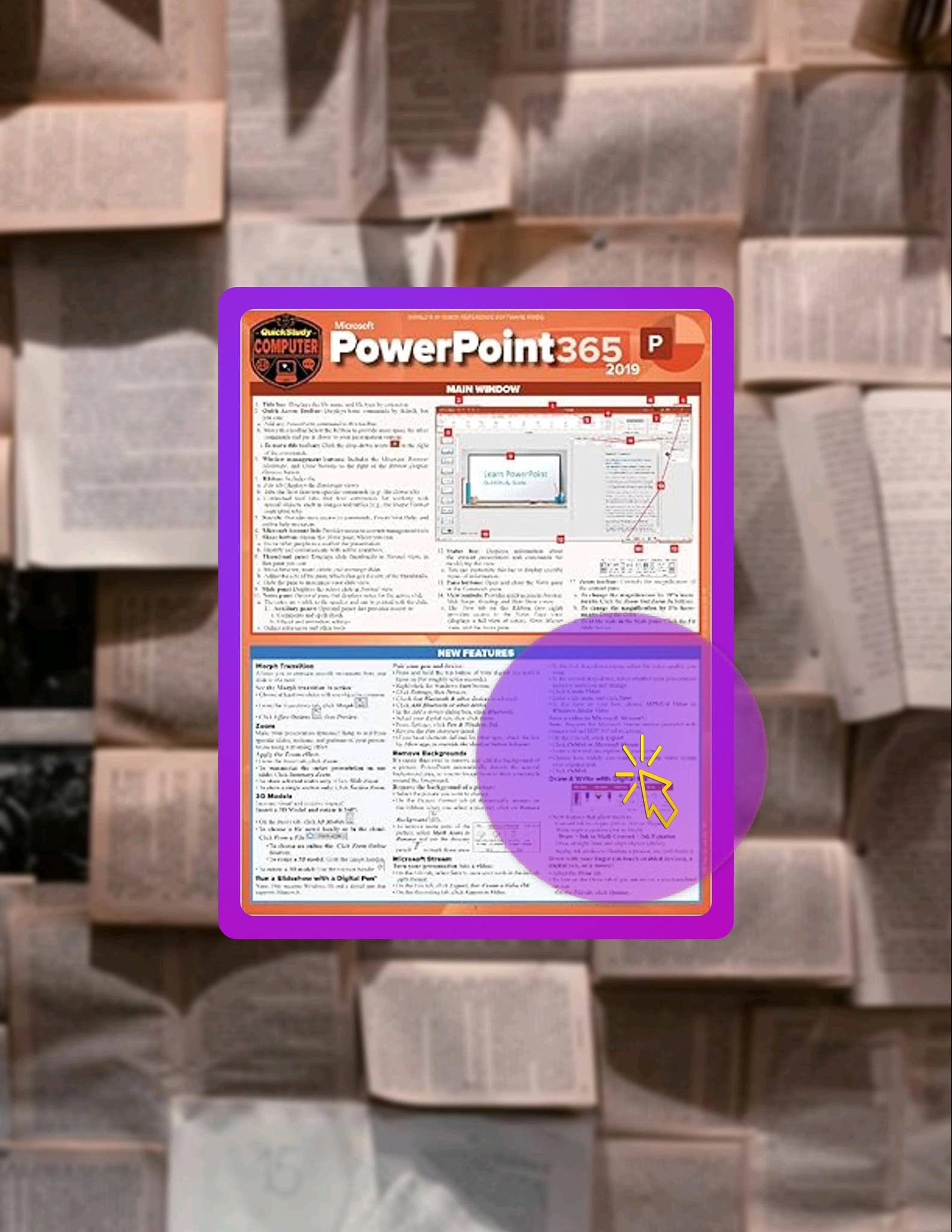 Unlock Full Book Microsoft Powerpoint 365 2019 Quickstudy Laminated ...