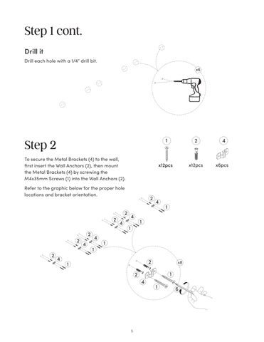 Marissa Queen 床头板 Instruction Sheet 92300 第 5 页