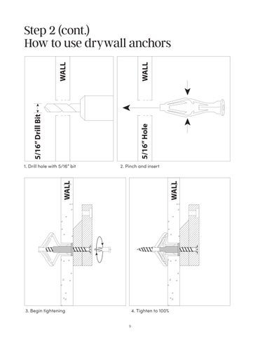 Tyla 床头柜 Instruction Sheet 90320 第 9 页