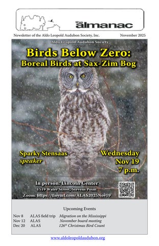 2025 ALAS November Newsletter