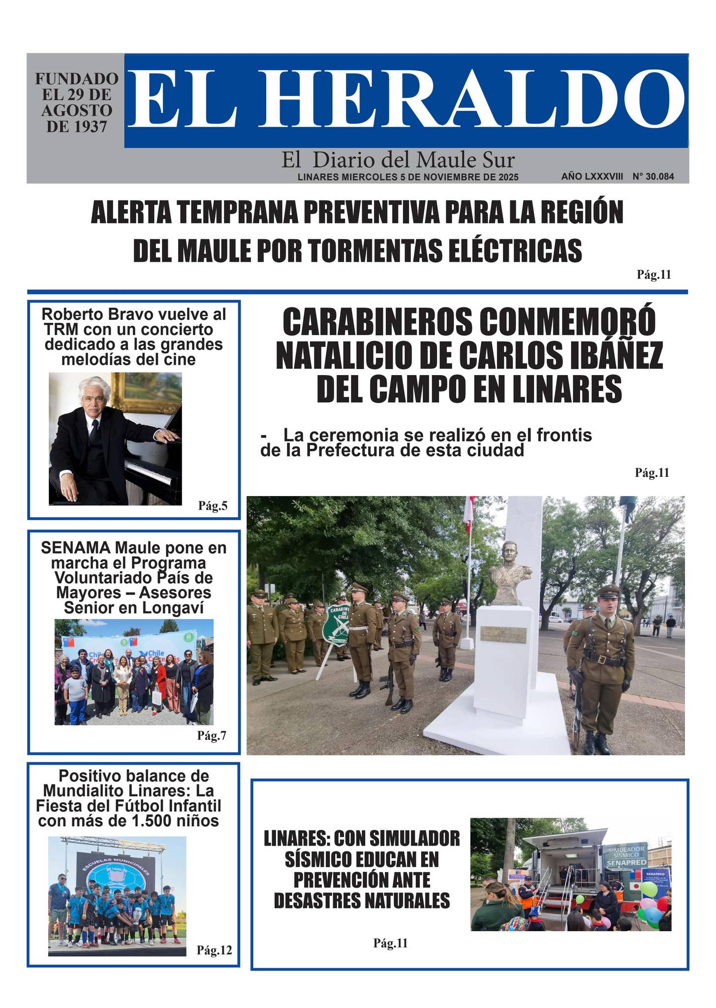 Miercoles 05 de noviembre 2025