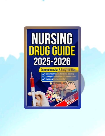 Unlock Full Book NURSING DRUG GUIDE: The Complete Nurse’s Handbook to ...