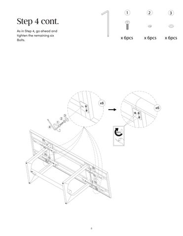 Solace 餐桌 Extension Instruction Sheet 42302 第 8 页