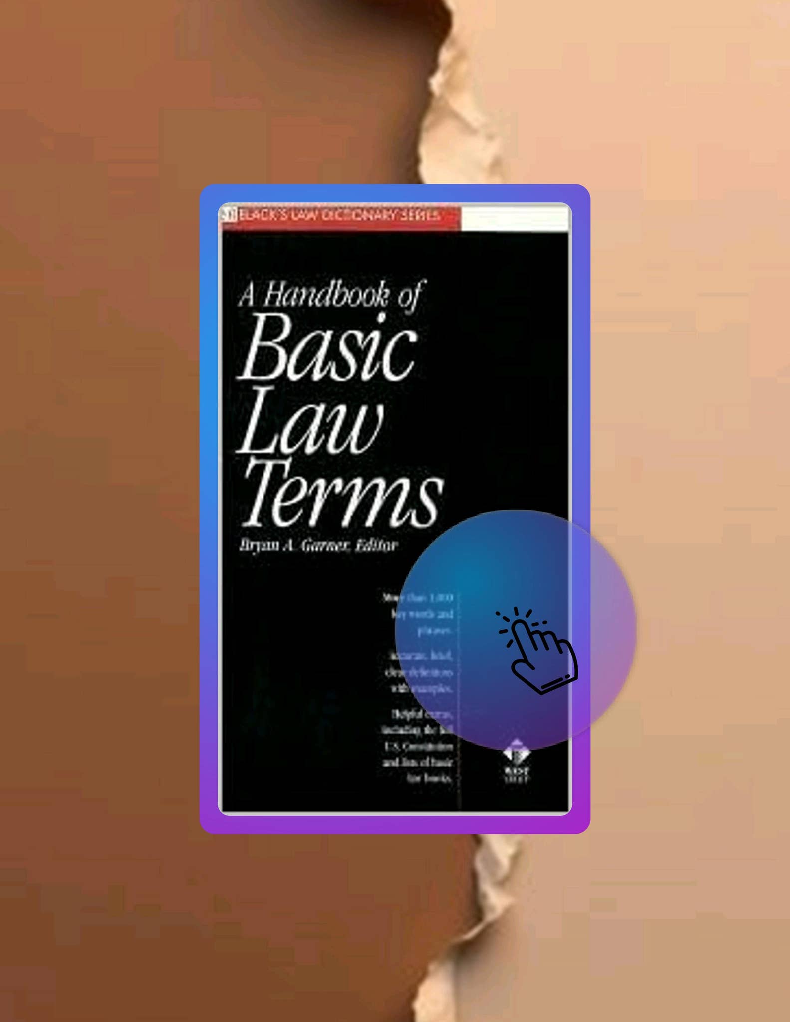 Unlock Full Book A Handbook of Basic Law Terms 1st (first) edition Text ...