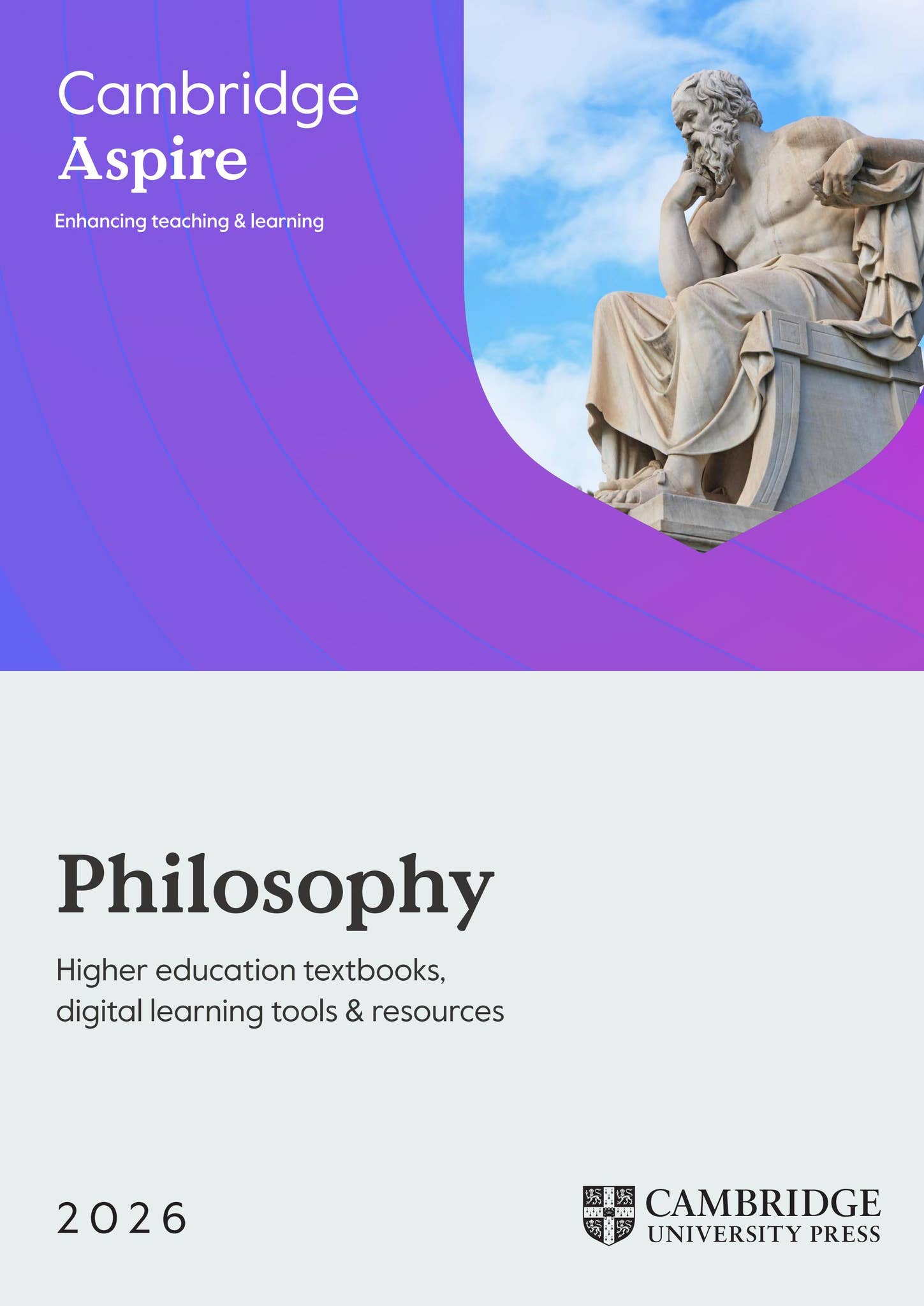 Philosophy Catalogue from Cambridge Aspire - 2026 by Cambridge University Press - Issuu