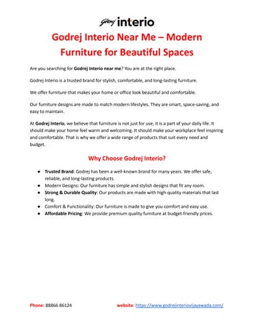 godrej interio vijayawada PDF SUBMISSION