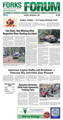 Forks Forum, November 06, 2025