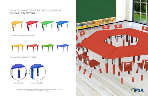 IPSA Honduras 家具目录 Mobiliario Escolar | 第 8 页