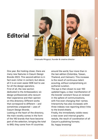 Casum Design Brands 2023 - The directory of the world’s top 800+ design brands 第 9 页