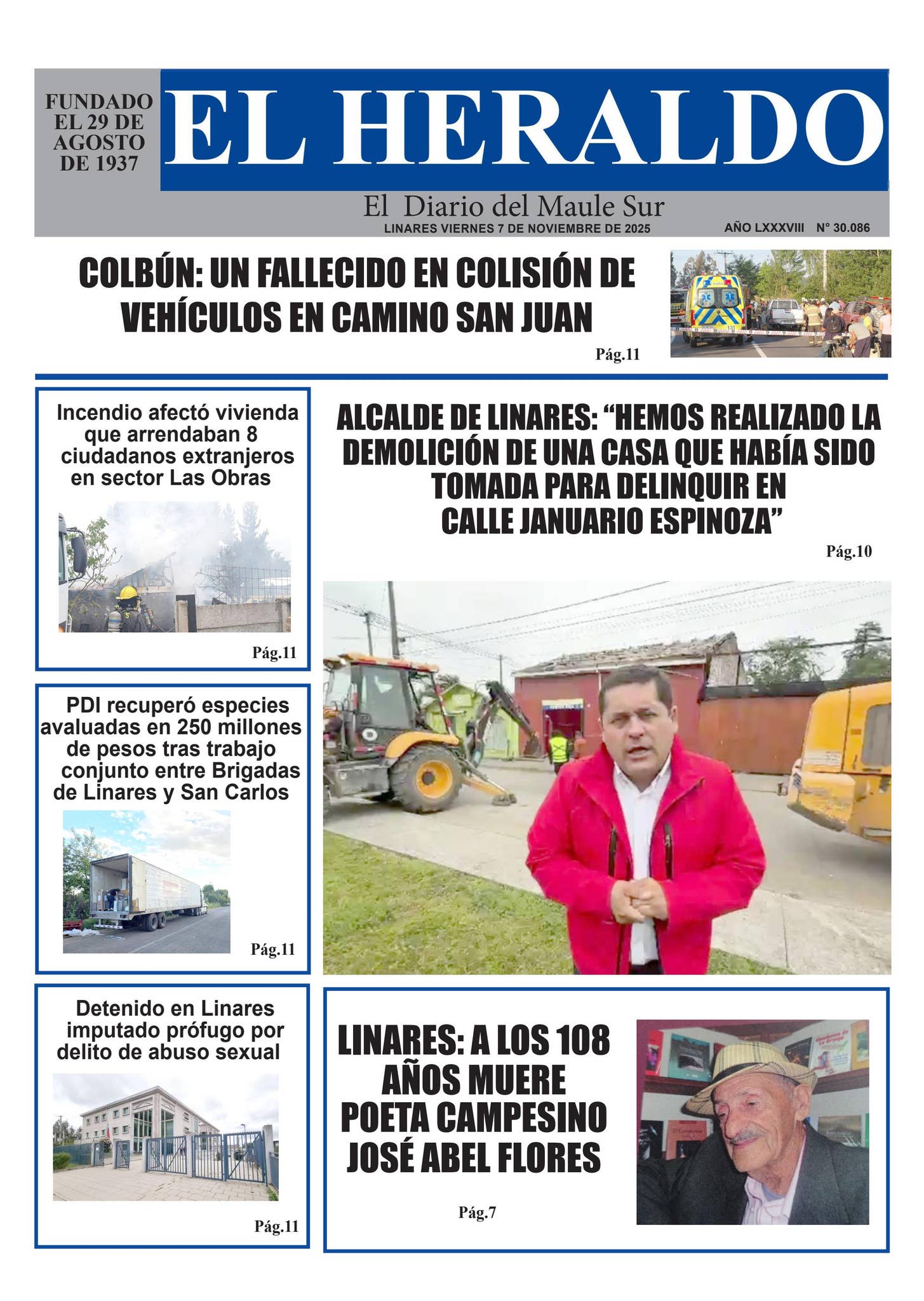 Viernes 07 de noviembre 2025