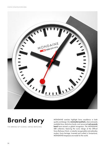 MONDAINE - Clocks 灯饰产品集 2025/2026 第 24 页